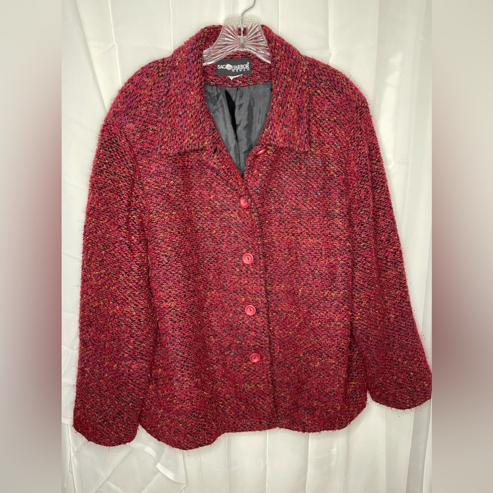 Sag Harbor size 20 tweed jacket